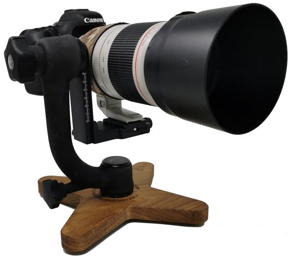 camera hide plate supporting 100mm - 400mm lens